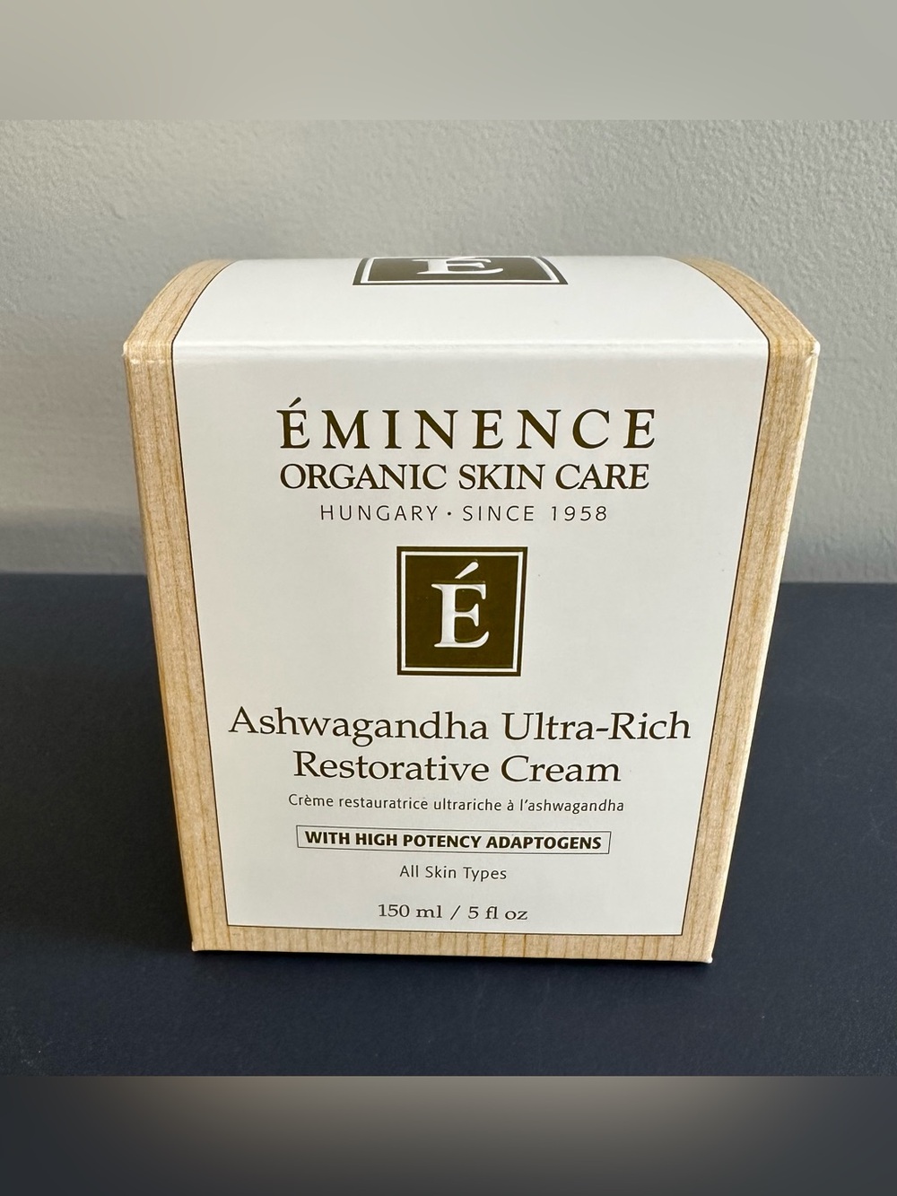 Eminence Organic Ashwagandha Ultra Rich Restorative Cream 5 oz. Full Size NEW